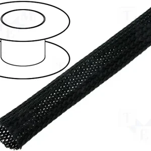 Mezi nejprodávanějšími - Flexo oplet 25 mm černý