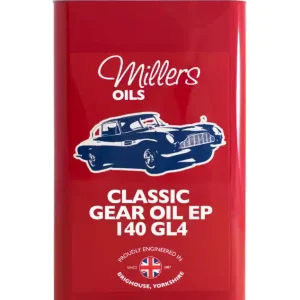Millers Oils Classic Gear Oil EP 140 GL4 minerální převodový olej pro veterány 5 L | Čerstvá novinka