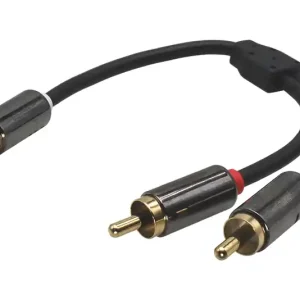 ACV HQ Y RCA signálový kabel 1x samice / 2x samec - Žádaný produkt