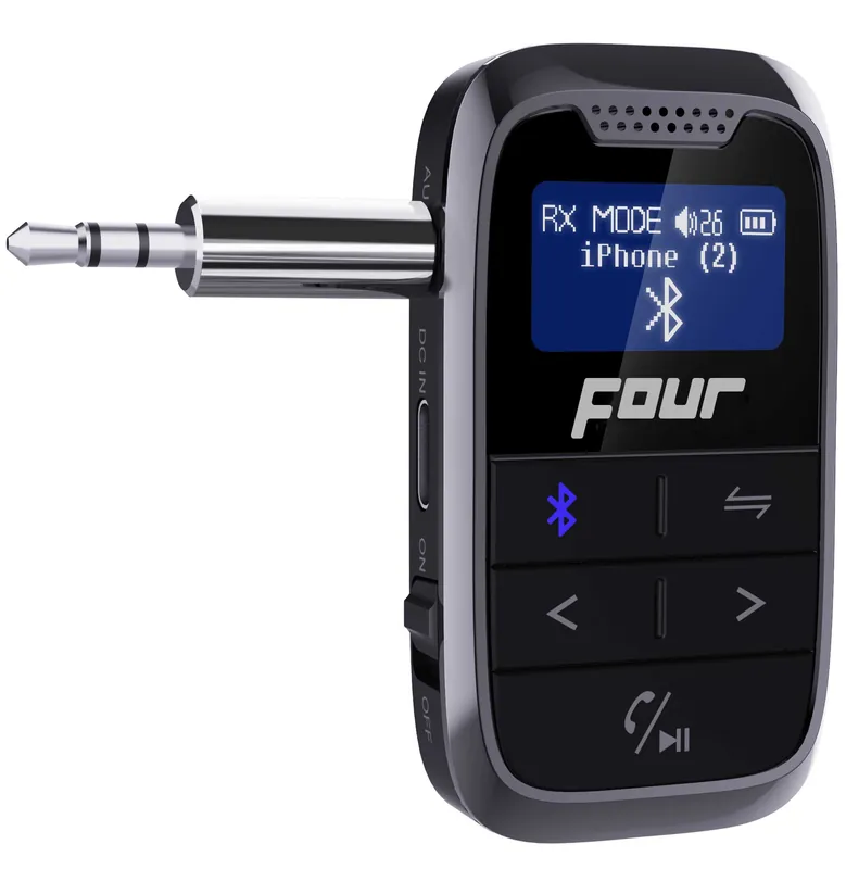FOUR Mobile Bluetooth Transmitter & Receiver Wireless Audio Adapter | Ušetřete