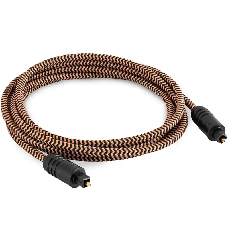 Optický kabel Toslink v opletu Proson Arctic Series Optical Cable (2 m) - Zvýhodněná cena