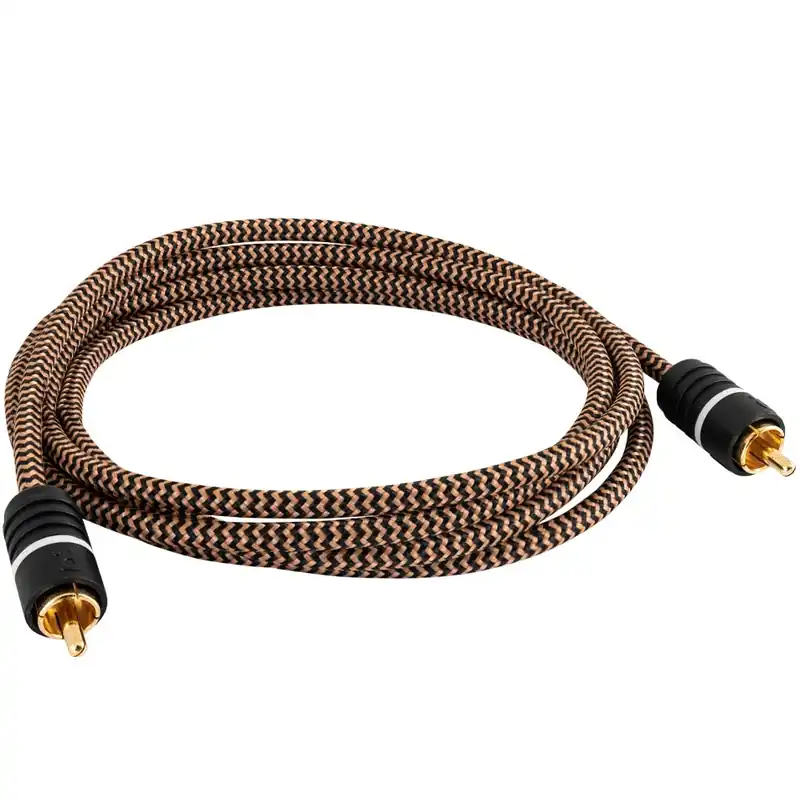 Signálový kabel v opletu Proson Arctic Series Subwoofer RCA Cable (1 m) | Akční nabídka