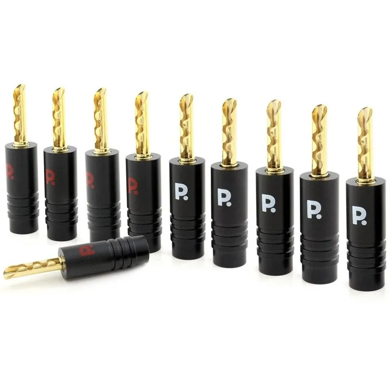 Banánkové konektory Proson Arctic Series Banana Plug Brass Housing (10-pack) - Novinka