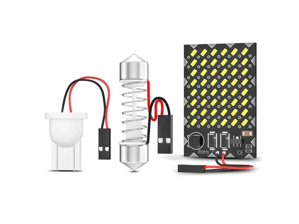 Premium | 2x LED panel 43x29mm 10-24V, 48LED/3014SMD