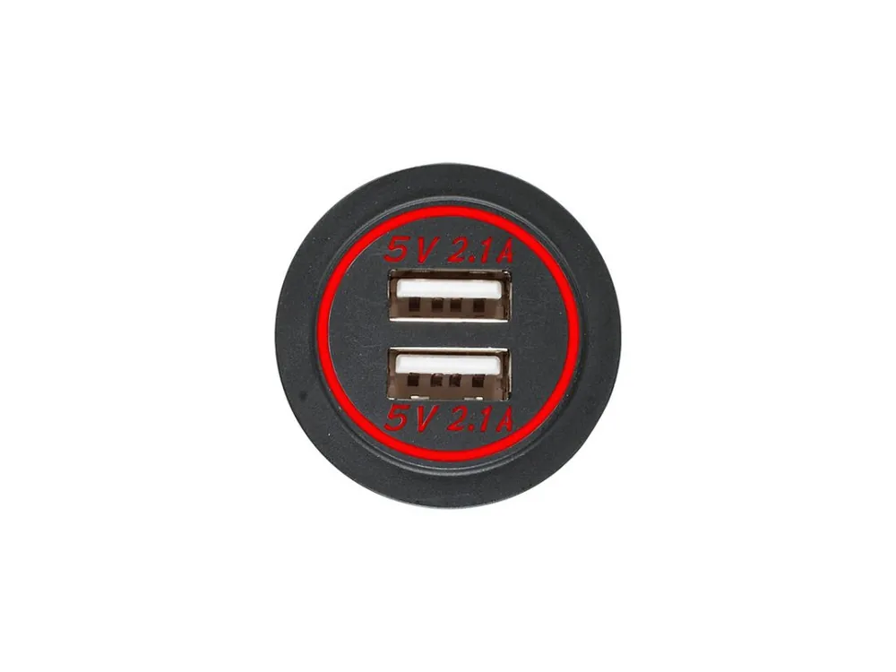 Špičkový produkt | Adaptér 12V -> 2x USB 5V / 4,2A