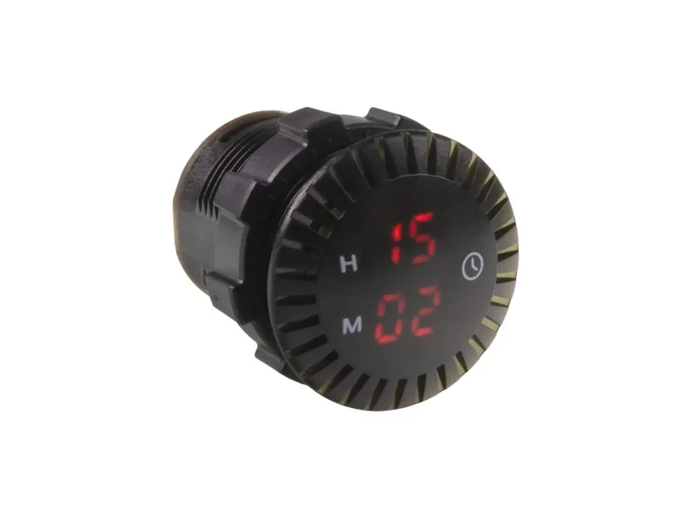 Digitální LED hodiny 12-24V, červené - Objednat online
