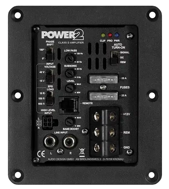 K objednání | ESX POWER 2 – 2 kanálový zesilovač