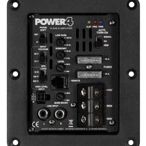 Poslední dny - ESX POWER 4 – 4 kanálový zesilovač