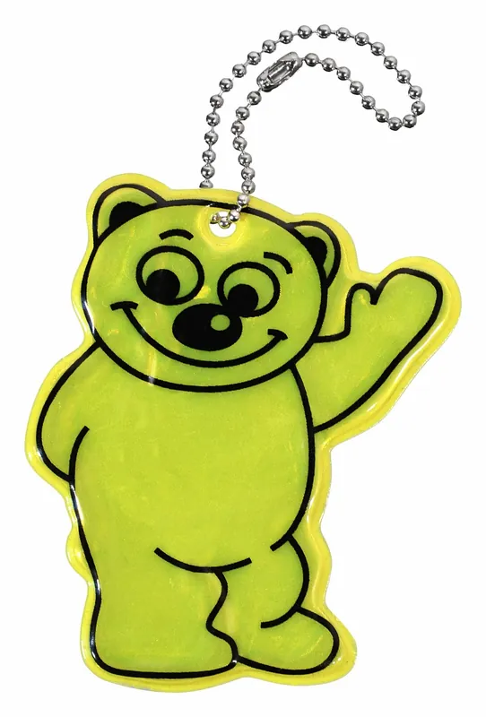 Super cena - Přívěšek reflexní BEAR - žlutý