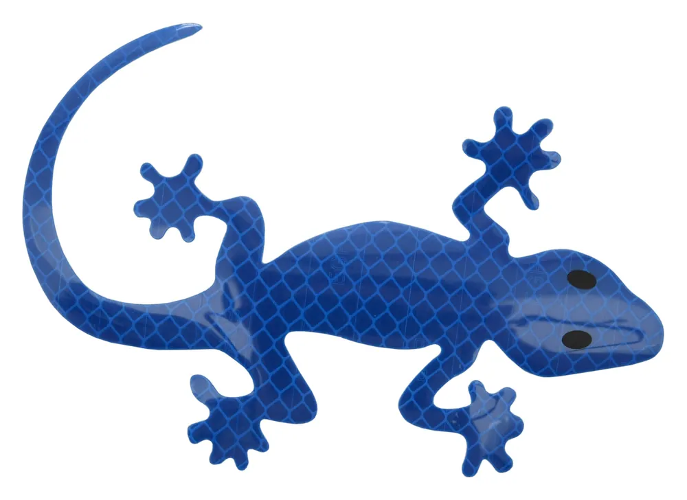 Pospěšte si | Dekor samolepící GECKO modrý