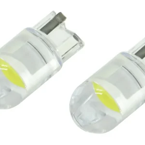 Žárovka 1LED COB 12V T10 bílá 2ks | Velká sleva