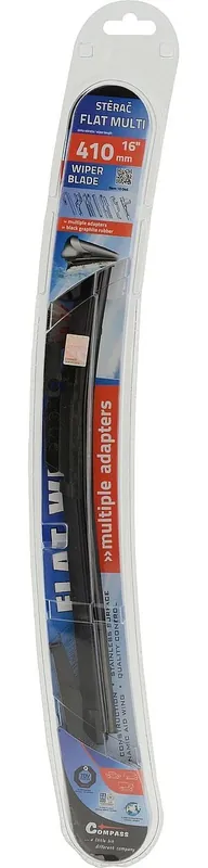 Snížená cena - Stěrač FLAT MULTI 410mm s adaptéry