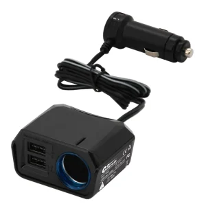 Adaptér s kabelem 12V + 2x USB 2400mA SELECT - Nabídka dne