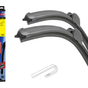 Stěrače FLAT SET (HOOK) 660+280mm - Akční sleva