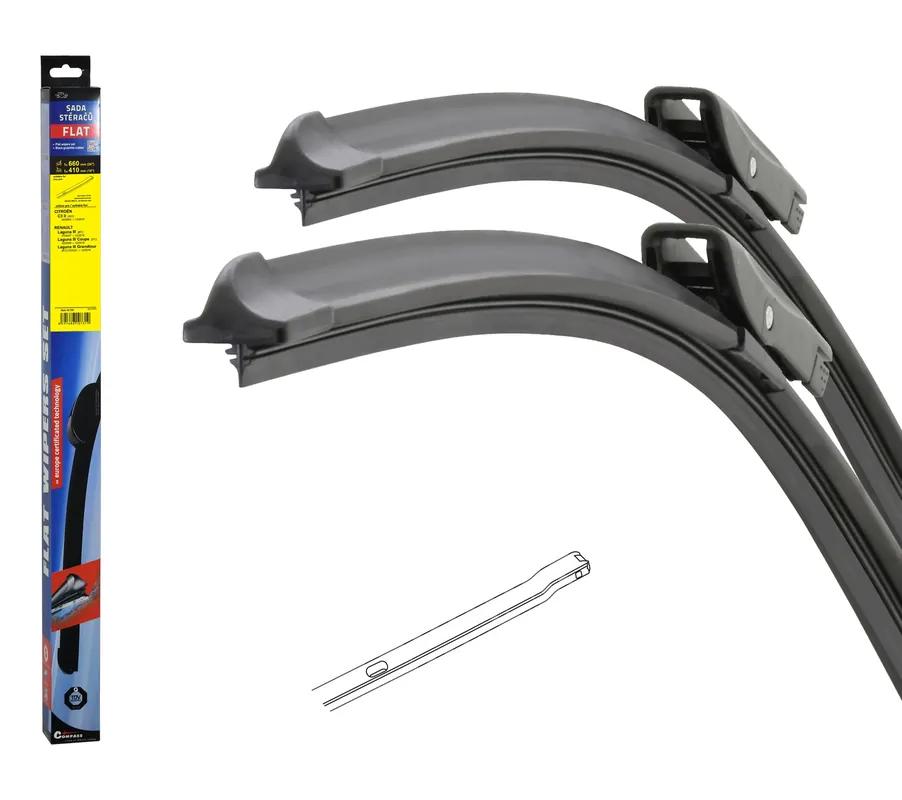 Právě v prodeji | Stěrače FLAT SET (BOLT) 660+410mm