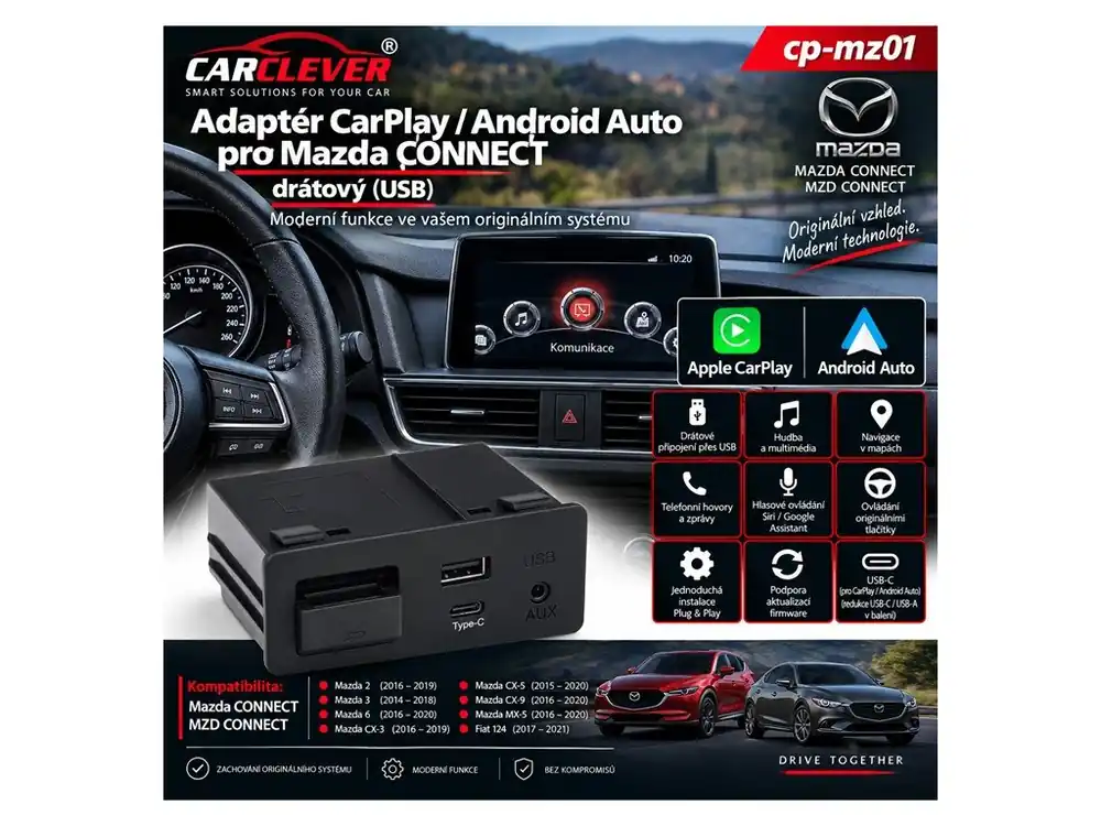 Extra sleva | Adaptér CarPlay/Android Auto Mazda