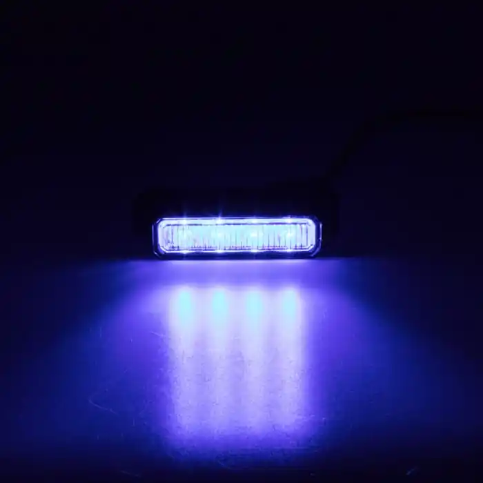 PREDATOR 4x3W LED, 12-24V, modrý, ECE R10 - Ušetřete více