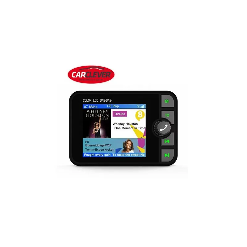 DAB přijímač / Bluetooth HF + přehrávač / micro SD / FM modulátor - Profesionální kvalita