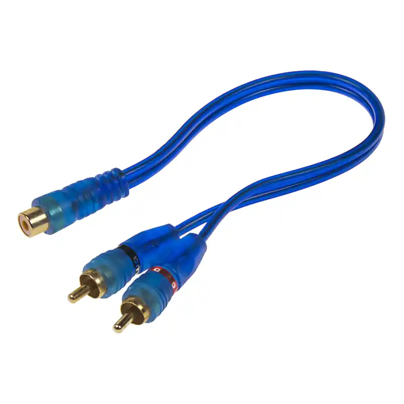 RCA Y audio kabel BLUE BASIC line, 1xsamice, 2xsamec - Oblíbený produkt