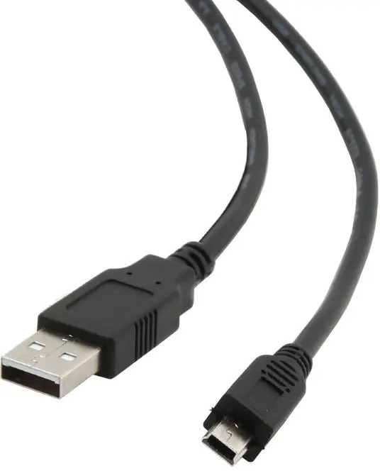 Kabel mini USB / USB 2.0, 1m černý - Outlet