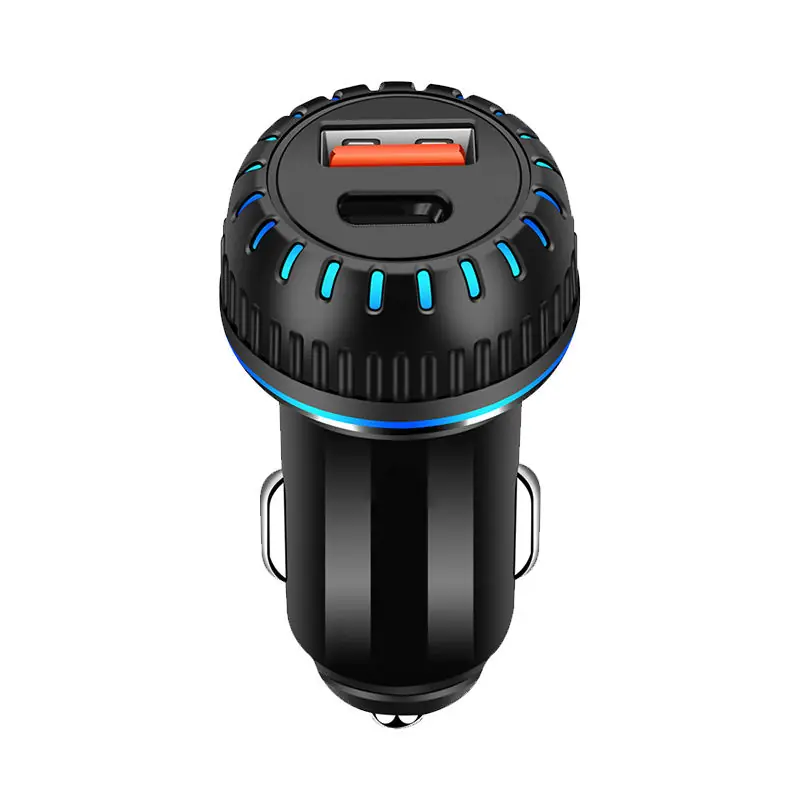 Připraveno k odeslání - Autoadaptér USB/USB-C 12/24V PD/QC3.0