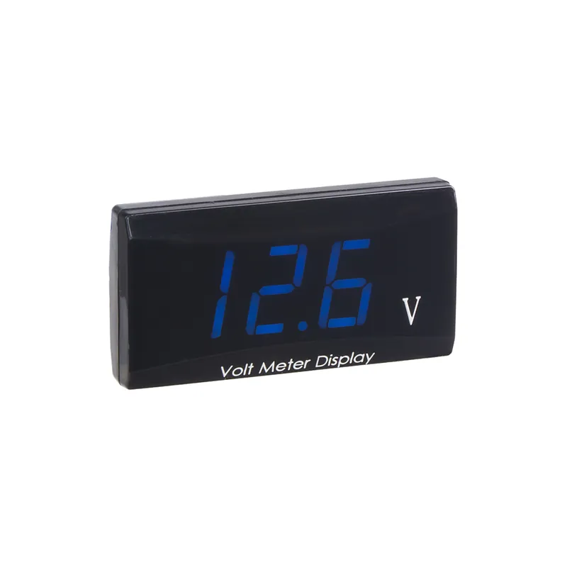 Digitální voltmetr 12V, modrý - Pospěšte si
