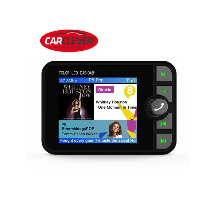 DAB přijímač / Bluetooth HF + přehrávač / micro SD / FM modulátor | Prémiová kvalita