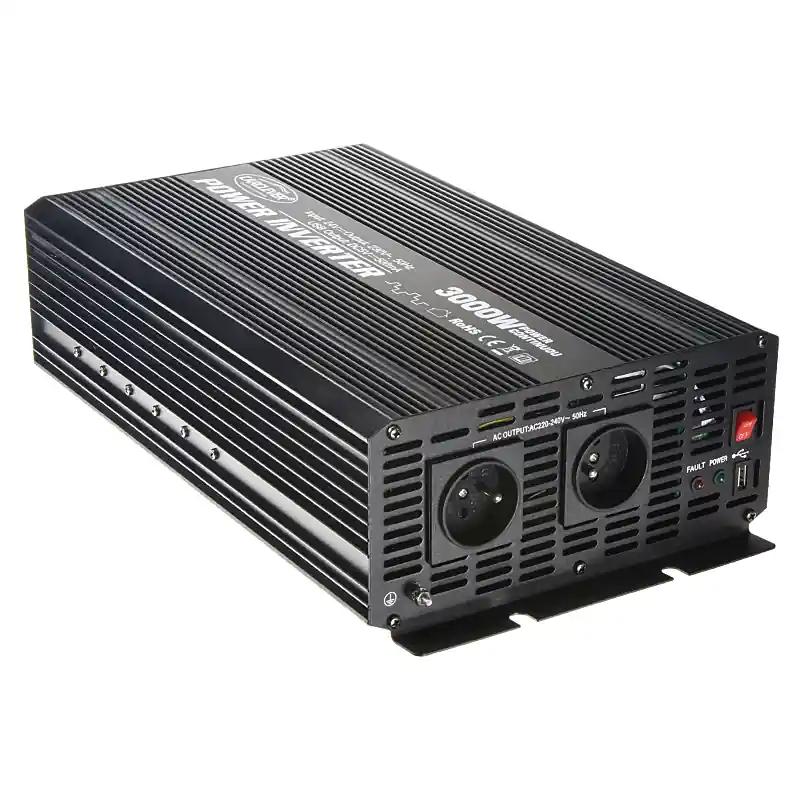 Objednat online | Měnič napětí z 24/230V + USB, 3000W