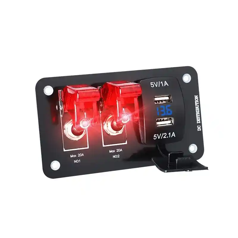 Nejlepší cena | Panel s 2x spínačem + 2x USB