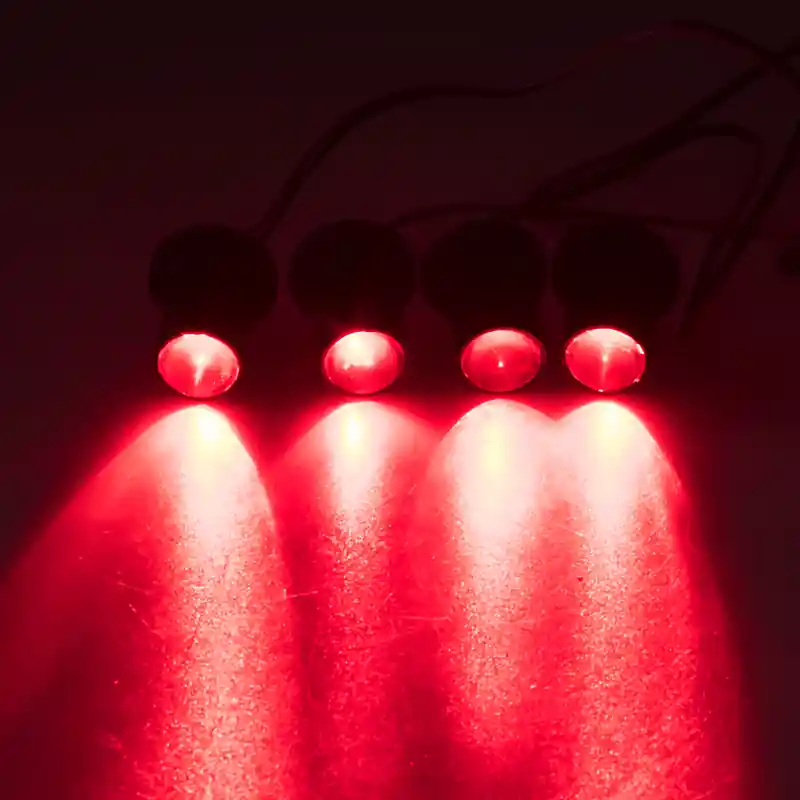 Snadné objednání - LED stroboskop červený 4ks 1W