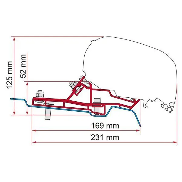 Adaptér pro Fiamma F80 na vozy Ford Transit | Právě v prodeji