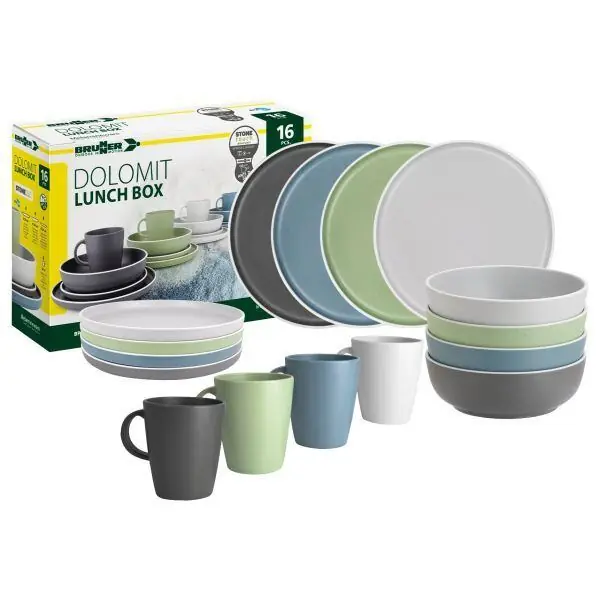 Do košíku | 16-dílná sada nádobí Brunner Dolomit Lunch Box