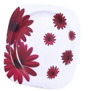 Dva melaminové talíře Camp4 Red Flower | Top produkt