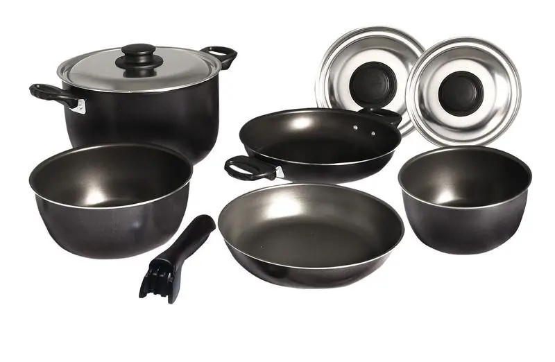 Ušetřete - Sada nádobí Camp4 Gourmet Premium