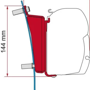 Velmi populární | Adaptér Fiamma F45 pro Ford Transit L3H3