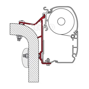 Adaptér pro Fiamma F45 a F70 na vozy Hymer VAN a B2 - Rychlá doprava