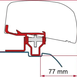 Adaptér Fiamma F40van pro Nissan NV200 - Ušetřete více