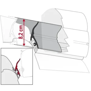 Neváhejte - Těsnění za markýzu Fiamma Rain Guard pro VW T5/T6 California F43S Pro, F45 S