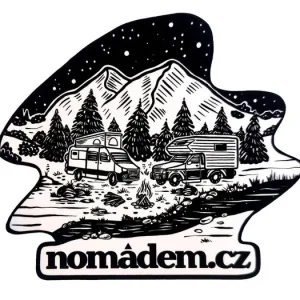 Samolepka Nomádem.cz | Akční sleva
