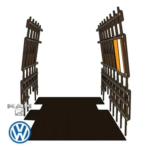 Okenní rám MAR-VAN pro MAN TGE a VW Crafter 2017+ - Blesková nabídka
