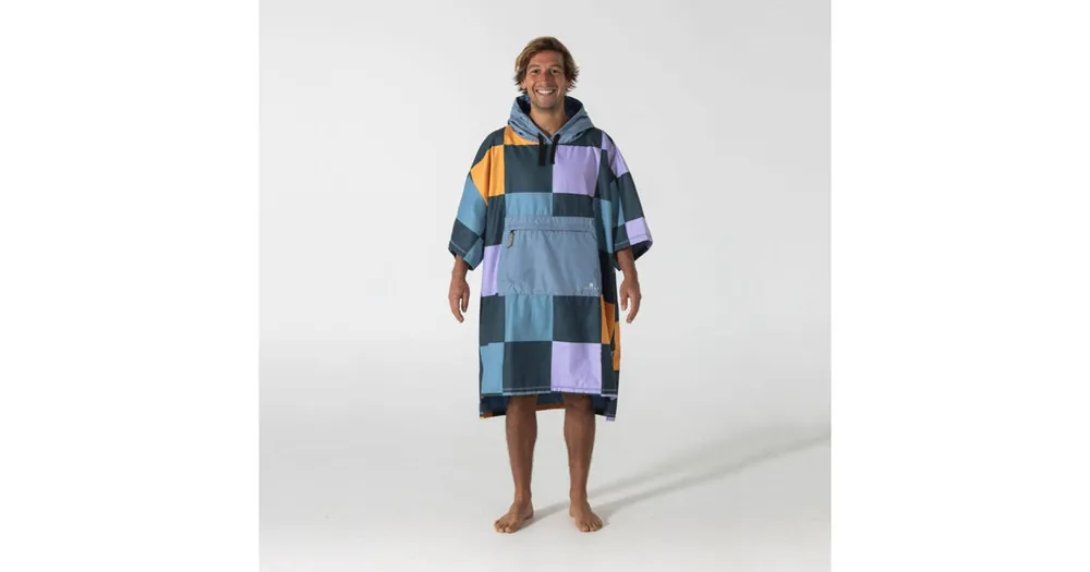Přímo od výrobce | Pončo Voited Fleece Checkers