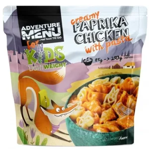 Kuře na paprice s těstovinami - dětská porce Adventure Menu - Objednejte nyní