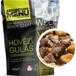 Nově přidáno - Hovězí guláš s bramborem - Adventure Menu