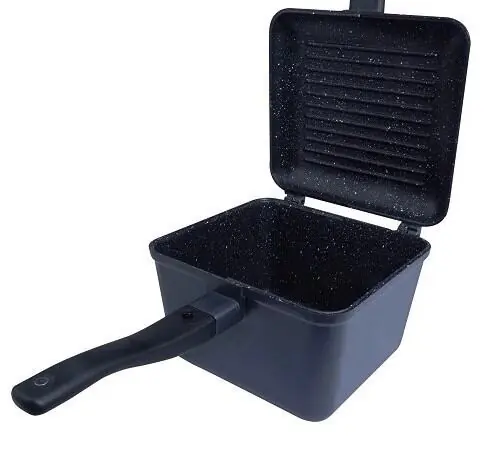 Hluboká pánev Ridge Monkey Connect Deep Pan & Griddle XL Granite Edition - Ušetřete
